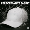 image:imageFunky Junque Mens Golf Hat Breathable Performance Baseball Cap  Lightweight golf hat with breathable eyelet ventilation for rounds gym sessions active days amp outdoor sportWhite