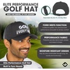 image:imageFunky Junque Mens Golf Hat Breathable Performance Baseball Cap  Lightweight golf hat with breathable eyelet ventilation for rounds gym sessions active days amp outdoor sportGolf Over Everything Grey