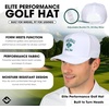 image:imageFunky Junque Mens Golf Hat Breathable Performance Baseball Cap  Lightweight golf hat with breathable eyelet ventilation for rounds gym sessions active days amp outdoor sportPickleball Social Club White