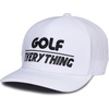 image:imageFunky Junque Mens Golf Hat Breathable Performance Baseball Cap  Lightweight golf hat with breathable eyelet ventilation for rounds gym sessions active days amp outdoor sportGolf Over Everything White