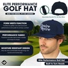 image:imageFunky Junque Mens Golf Hat Breathable Performance Baseball Cap  Lightweight golf hat with breathable eyelet ventilation for rounds gym sessions active days amp outdoor sportDesire to Retire Navy