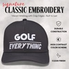image:imageFunky Junque Mens Golf Hat Breathable Performance Baseball Cap  Lightweight golf hat with breathable eyelet ventilation for rounds gym sessions active days amp outdoor sportGolf Over Everything Grey