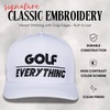 image:imageFunky Junque Mens Golf Hat Breathable Performance Baseball Cap  Lightweight golf hat with breathable eyelet ventilation for rounds gym sessions active days amp outdoor sportGolf Over Everything White