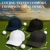 image:imageFunky Junque Mens Golf Hat Breathable Performance Baseball Cap  Lightweight golf hat with breathable eyelet ventilation for rounds gym sessions active days amp outdoor sportSlow Morning Club Grey