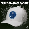 image:imageFunky Junque Mens Golf Hat Breathable Performance Baseball Cap  Lightweight golf hat with breathable eyelet ventilation for rounds gym sessions active days amp outdoor sportCrossed Golf Clubs White
