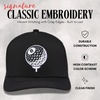 image:imageFunky Junque Mens Golf Hat Breathable Performance Baseball Cap  Lightweight golf hat with breathable eyelet ventilation for rounds gym sessions active days amp outdoor sportEight Ball Black