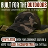 image:imageFunky Junque Mens Mesh Trucker Hat Breathable Snapback Cap  Cotton front trucker hat with ventilated mesh back for hiking fishing BBQs ballgames amp outdoor golfCamo