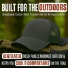 image:imageFunky Junque Mens Mesh Trucker Hat Breathable Snapback Cap  Cotton front trucker hat with ventilated mesh back for hiking fishing BBQs ballgames amp outdoor golfGrey