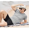 image:imageFunky Junque Mens Panama Porkpie Fedora Linen Summer Beach Hat  Lightweight fedora with adjustable fit for beach poolside lounging summer vacations amp outdoor adventuresIvory
