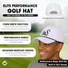 image:imageFunky Junque Mens Rope Golf Hat Vintage Snapback Trucker Cap  Moisturewicking rope golf hat with adjustable snapback for fairways weekend adventures sport amp lifestyleSwan  White Cap Black Rope