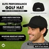 image:imageFunky Junque Mens Rope Golf Hat Vintage Snapback Trucker Cap  Moisturewicking rope golf hat with adjustable snapback for fairways weekend adventures sport amp lifestyleBlack