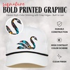 image:imageFunky Junque Mens Rope Golf Hat Vintage Snapback Trucker Cap  Moisturewicking rope golf hat with adjustable snapback for fairways weekend adventures sport amp lifestyleSwan  White Cap Black Rope