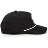 image:imageFunky Junque Mens Rope Golf Hat Vintage Snapback Trucker Cap  Moisturewicking rope golf hat with adjustable snapback for fairways weekend adventures sport amp lifestyleAlligator  Black Cap White Rope