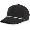 image:imageFunky Junque Mens Rope Golf Hat Vintage Snapback Trucker Cap  Moisturewicking rope golf hat with adjustable snapback for fairways weekend adventures sport amp lifestyleBlack BlackWhite Rope