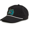 image:imageFunky Junque Mens Rope Golf Hat Vintage Snapback Trucker Cap  Moisturewicking rope golf hat with adjustable snapback for fairways weekend adventures sport amp lifestyleAlligator  Black Cap White Rope