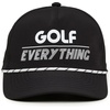 image:imageFunky Junque Mens Rope Golf Hat Vintage Snapback Trucker Cap  Moisturewicking rope golf hat with adjustable snapback for fairways weekend adventures sport amp lifestyleGolf Over Everything  Black Cap BlackWhite Rope