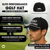 image:imageFunky Junque Mens Rope Golf Hat Vintage Snapback Trucker Cap  Moisturewicking rope golf hat with adjustable snapback for fairways weekend adventures sport amp lifestyleGolf Over Everything  Black Cap BlackWhite Rope