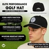 image:imageFunky Junque Mens Rope Golf Hat Vintage Snapback Trucker Cap  Moisturewicking rope golf hat with adjustable snapback for fairways weekend adventures sport amp lifestyleDeep Sea Dive Wear  Black Cap White Rope