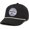image:imageFunky Junque Mens Rope Golf Hat Vintage Snapback Trucker Cap  Moisturewicking rope golf hat with adjustable snapback for fairways weekend adventures sport amp lifestyleDeep Sea Dive Wear  Black Cap White Rope