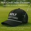 image:imageFunky Junque Mens Rope Golf Hat Vintage Snapback Trucker Cap  Moisturewicking rope golf hat with adjustable snapback for fairways weekend adventures sport amp lifestyleGolf Over Everything  Black Cap BlackWhite Rope