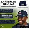 image:imageFunky Junque Mens Rope Golf Hat Vintage Snapback Trucker Cap  Moisturewicking rope golf hat with adjustable snapback for fairways weekend adventures sport amp lifestyleUsa Shield  Navy Cap White Rope