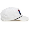 image:imageFunky Junque Mens Rope Golf Hat Vintage Snapback Trucker Cap  Moisturewicking rope golf hat with adjustable snapback for fairways weekend adventures sport amp lifestyleMajestic  White Cap BlackWhite Rope