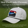 image:imageFunky Junque Mens Rope Golf Hat Vintage Snapback Trucker Cap  Moisturewicking rope golf hat with adjustable snapback for fairways weekend adventures sport amp lifestyleMajestic  White Cap BlackWhite Rope