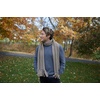 image:imageFunky Junque Mens Waffle Knit Scarf  Warm Winter Scarves for Men with Tassels Soft Knitted Long Scarf for Cold WeatherBeige