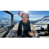image:imageFunky Junque Mens Waffle Knit Scarf  Warm Winter Scarves for Men with Tassels Soft Knitted Long Scarf for Cold WeatherBlack