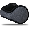 image:imageFunky Junque Mens Warm Adjustable Wool Ear Muffs with Sleek Minimalist Design Winter Accessories for Cold Weather