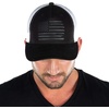 image:imageFunky Junque Mesh Mens American Flag Trucker Hat  Lightweight Cotton Cap with Sun Protection Golf Beach and Vacation Trendy Caps for Men2 Pack American Flag  OliveBlack  BlackWhite