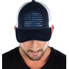 image:imageFunky Junque Mesh Mens American Flag Trucker Hat  Lightweight Cotton Cap with Sun Protection Golf Beach and Vacation Trendy Caps for MenAmerican Flag  NavyWhite
