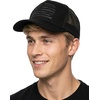 image:imageFunky Junque Mesh Mens American Flag Trucker Hat  Lightweight Cotton Cap with Sun Protection Golf Beach and Vacation Trendy Caps for MenAmerican Flag  Black