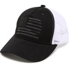 image:imageFunky Junque Mesh Mens American Flag Trucker Hat  Lightweight Cotton Cap with Sun Protection Golf Beach and Vacation Trendy Caps for MenAmerican Flag  BlackWhite