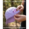 image:imageFunky Junque Mesh Tennis Hat Breathable Snapback Athletic Cap  Breathable polyester tennis hat with ventilated mesh panels for pickleball running golf gym amp athletic wearLavender