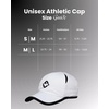 image:imageFunky Junque Mesh Tennis Hat Breathable Snapback Athletic Cap  Breathable polyester tennis hat with ventilated mesh panels for pickleball running golf gym amp athletic wearWhite Black Trim
