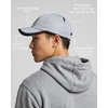 image:imageFunky Junque Mesh Tennis Hat Breathable Snapback Athletic Cap  Breathable polyester tennis hat with ventilated mesh panels for pickleball running golf gym amp athletic wearGrey Black Trim