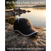 image:imageFunky Junque Mesh Tennis Hat Breathable Snapback Athletic Cap  Breathable polyester tennis hat with ventilated mesh panels for pickleball running golf gym amp athletic wearBlack Grey Trim