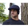 image:imageFunky Junque Newsboy Hats for Men Wool Ivy Flat Cap with Ear Flaps Fitted Winter Scally Gatsby Earflaps Driver BeretCharcoal Plaid