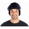 image:imageFunky Junque Newsboy Hats for Men Wool Ivy Flat Cap with Ear Flaps Fitted Winter Scally Gatsby Earflaps Driver BeretCharcoal Plaid