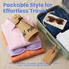 image:imageFunky Junque Packable Straw Sun Hat Womens Wide Brim Ponytail  Foldable straw hat with rollup design for beach days gardening travel amp outdoor adventuresNatural Just Married