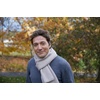 image:imageFunky Junque Premium Ribbed Knit Winter Scarf  Luxurious Warmth  Fathers Day Gift  for MenBeige