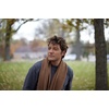 image:imageFunky Junque Premium Ribbed Knit Winter Scarf  Luxurious Warmth  Fathers Day Gift  for MenBrown