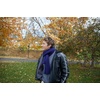 image:imageFunky Junque Premium Ribbed Knit Winter Scarf  Luxurious Warmth  Fathers Day Gift  for MenNavy Blue