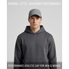 image:imageFunky Junque Running Hat Moisture Wicking Athletic Sports Cap  Breathable polyester running cap with moisturewicking build for jogging hiking cycling golf amp tennisGrey Black Trim