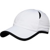 image:imageFunky Junque Running Hat Moisture Wicking Athletic Sports Cap  Breathable polyester running cap with moisturewicking build for jogging hiking cycling golf amp tennisWhite Black Trim