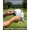 image:imageFunky Junque Running Hat Moisture Wicking Athletic Sports Cap  Breathable polyester running cap with moisturewicking build for jogging hiking cycling golf amp tennisWhite Black Trim