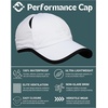 image:imageFunky Junque Running Hat Moisture Wicking Athletic Sports Cap  Breathable polyester running cap with moisturewicking build for jogging hiking cycling golf amp tennisSlow Running Club White W Black Trim