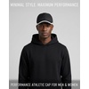 image:imageFunky Junque Running Hat Moisture Wicking Athletic Sports Cap  Breathable polyester running cap with moisturewicking build for jogging hiking cycling golf amp tennisBlack White Trim