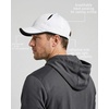 image:imageFunky Junque Running Hat Moisture Wicking Athletic Sports Cap  Breathable polyester running cap with moisturewicking build for jogging hiking cycling golf amp tennisWhite Black Trim